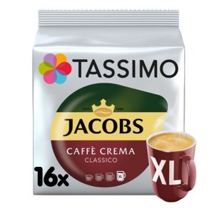 Kapsułki Tassimo Jacobs Caffe Crema Classico XL 16 szt. - opinie w konesso.pl