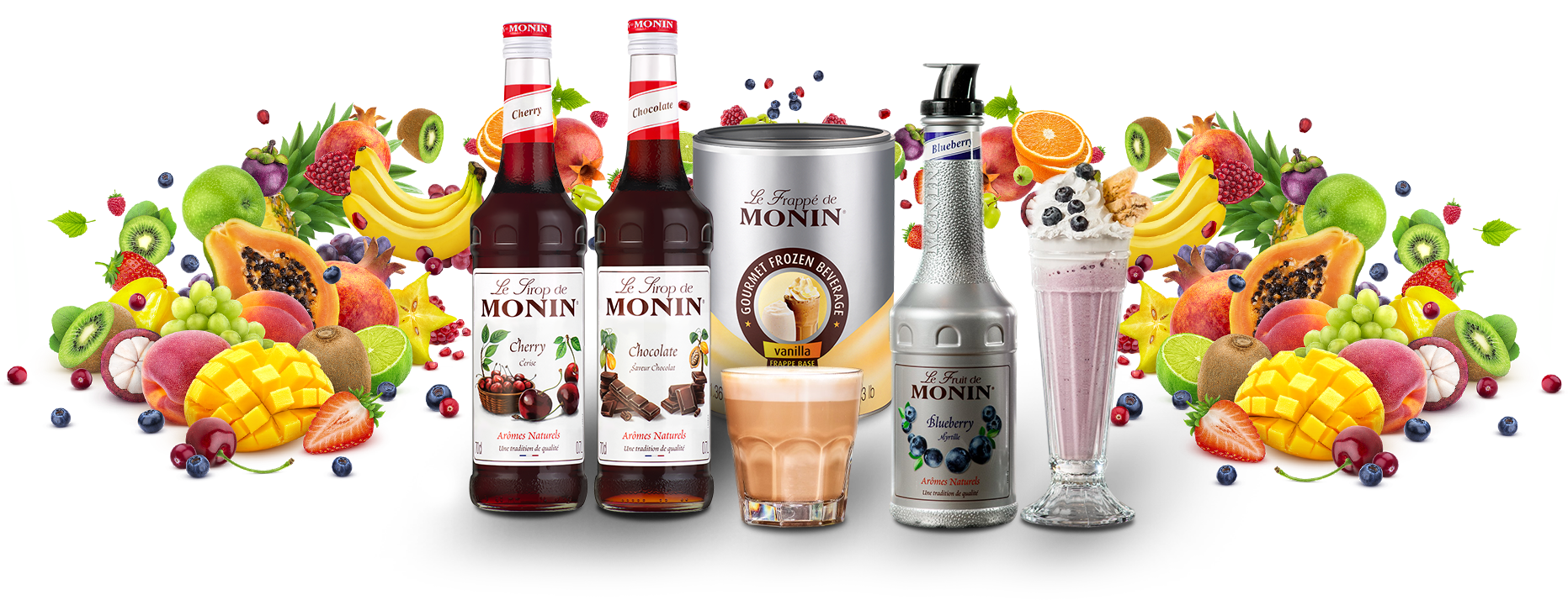Produkty Monin w wielu smakach