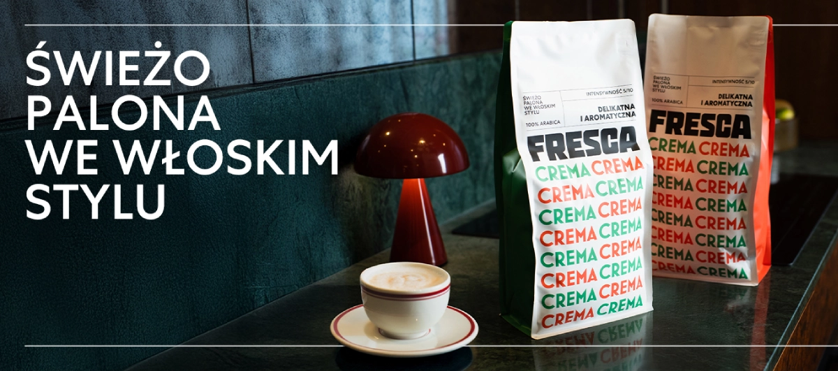 Fresca - świezo palona kawa we włoskim stylu do ekspresów