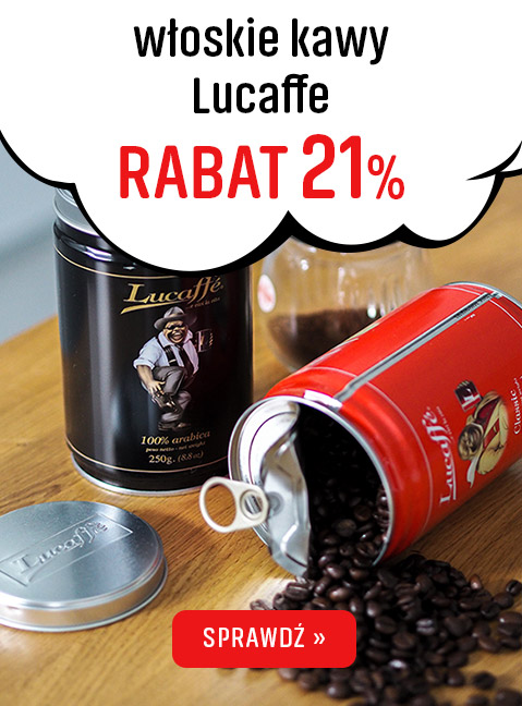 Bohater miesiąca kawy Lucaffe z rabatem 21%