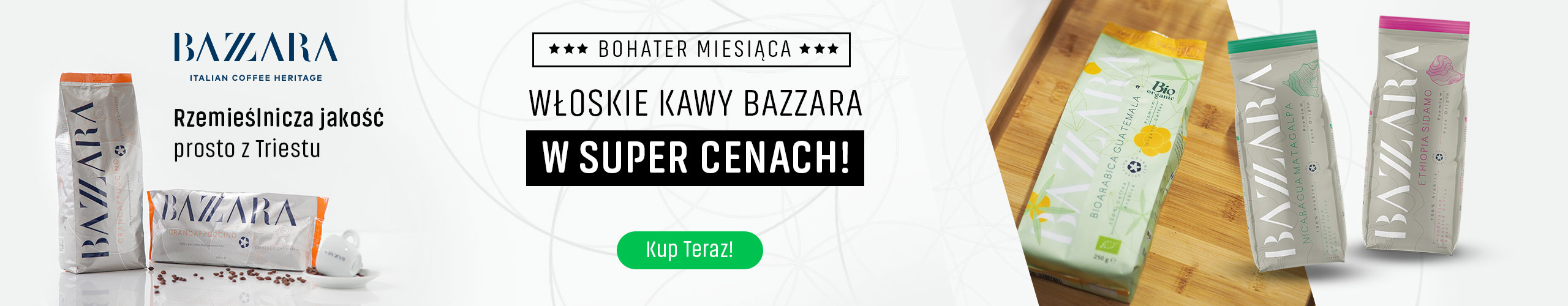 Włoskie kawy Bazzara w super cenach