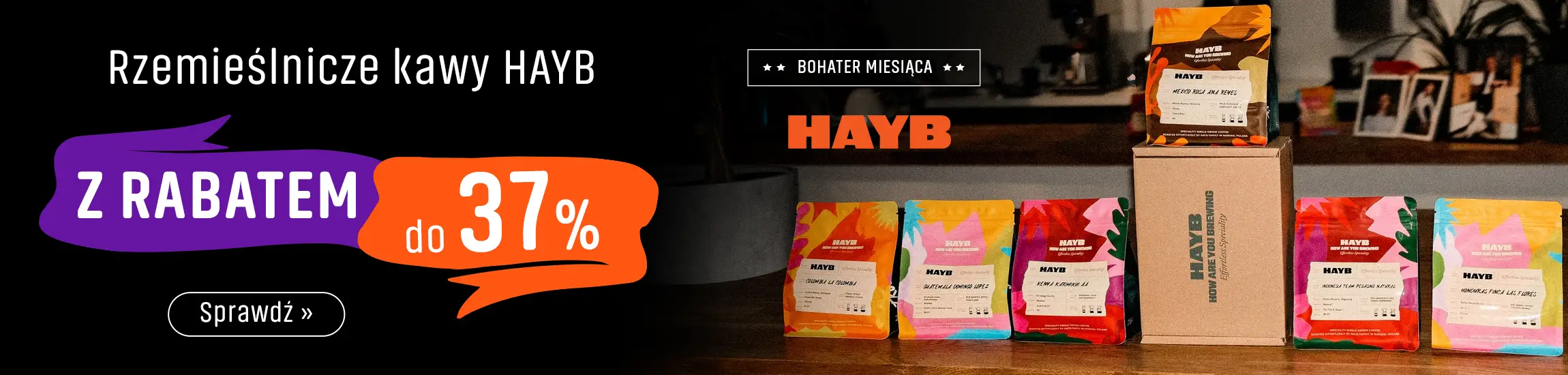 Wybierz kawę Hayb dla siebie - 4+1 Gratis