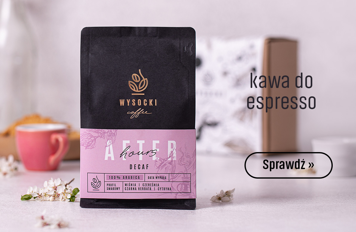 KAWA ZIARNISTA WYSOCKI COFFEE AFTER HOURS DECAF 250G
