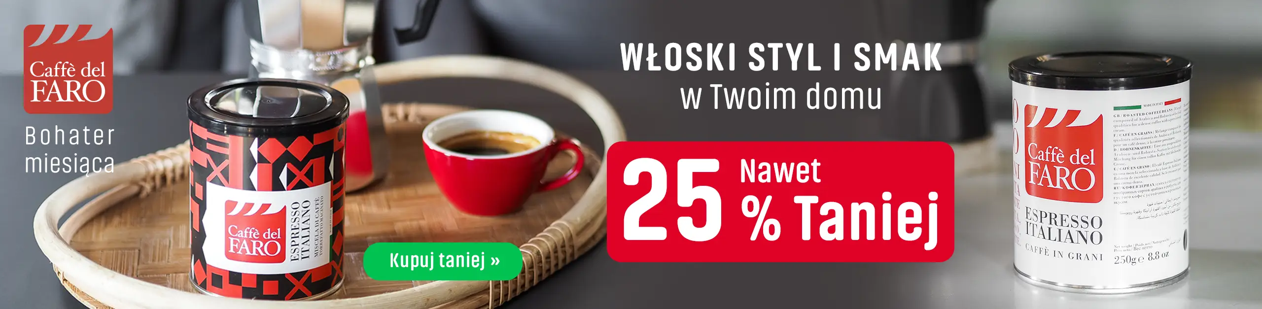 Caffee Del Faro z rabatem do nawet -19%