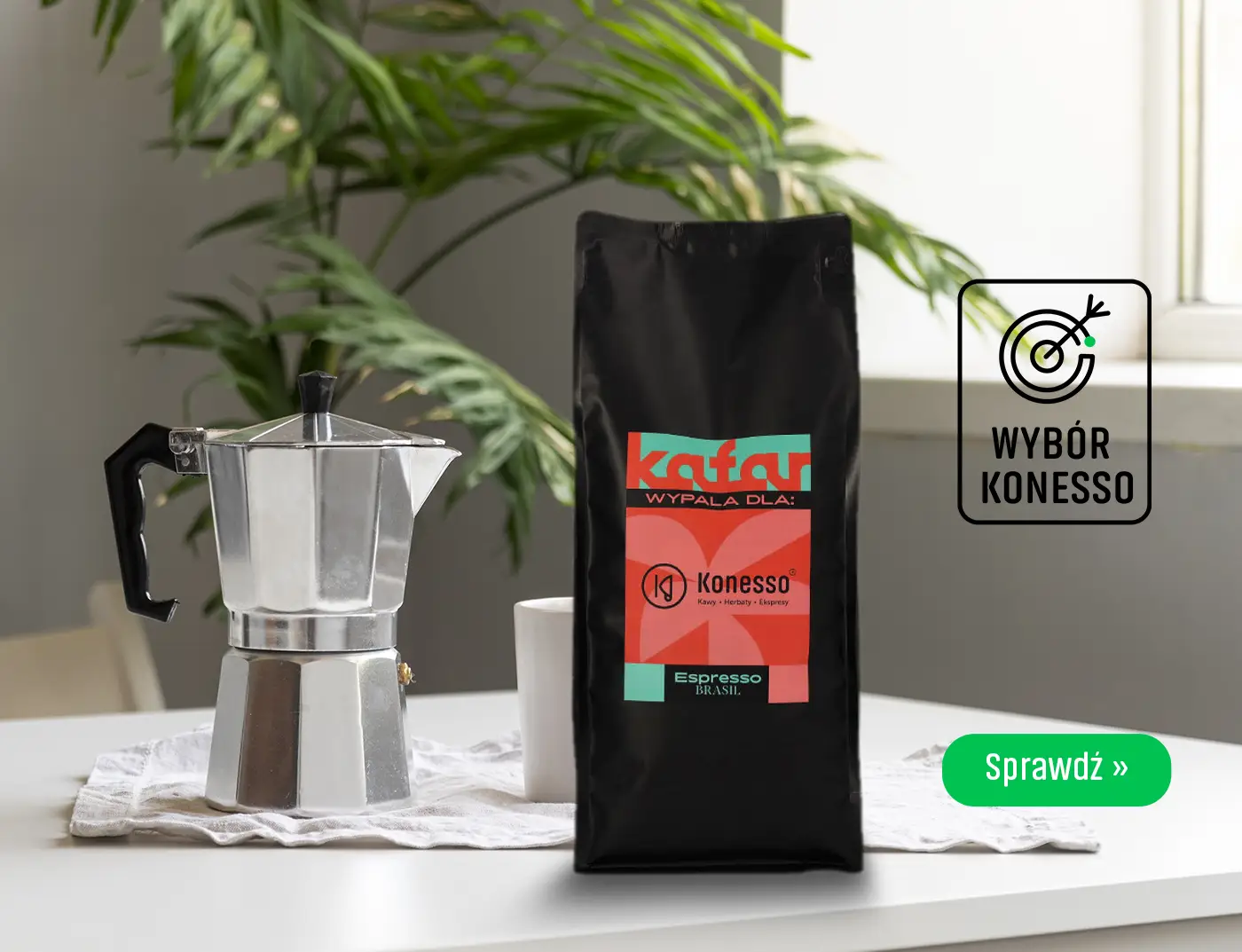 Kawa ziarnista Kafar Espresso Brasil 1kg