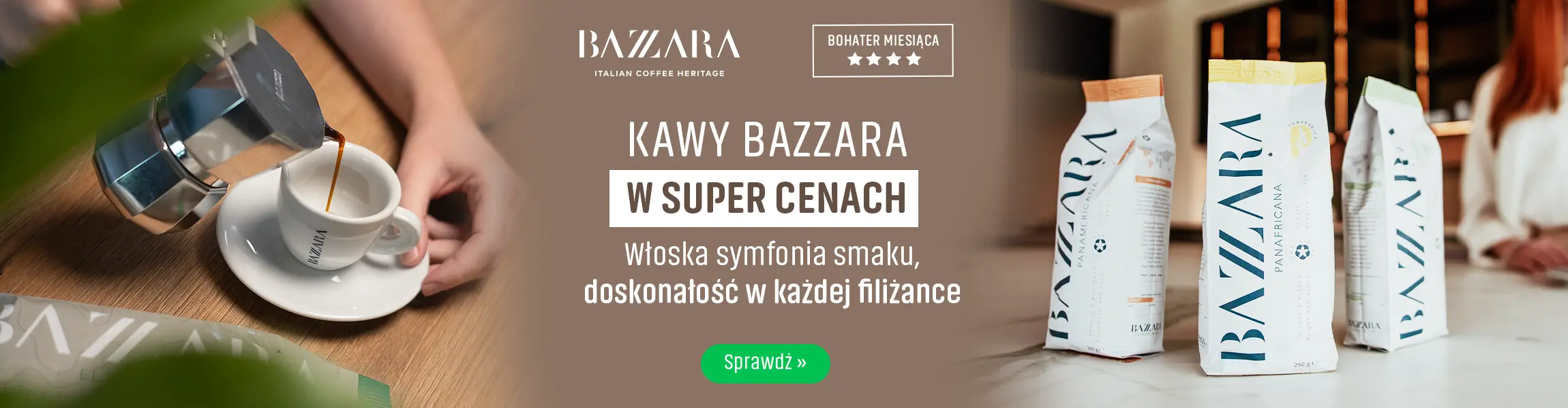 Włoskie kawy Bazzara w super cenach
