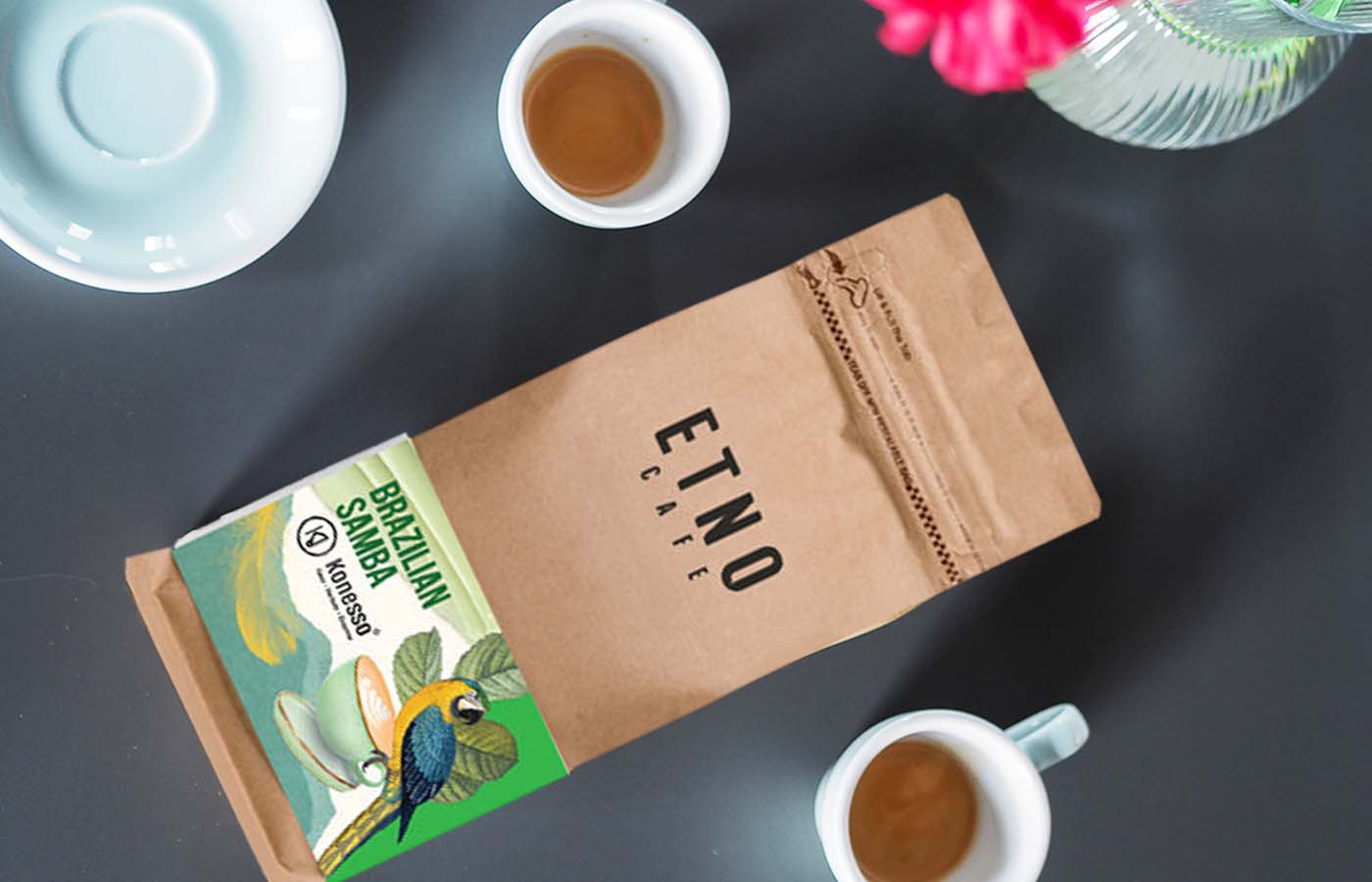 Kawy ziarnista Etno Cafe X Konesso Brazilian Samba