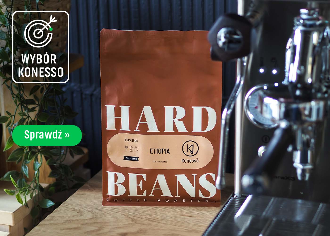 HARD BEANS Etiopia Bitta Farm Espresso KONESSO