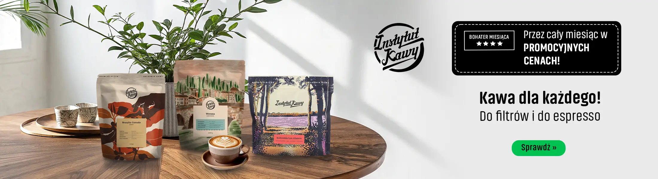  Instytut kawy - Kawa dla każdego! do filtrów i do espresso 