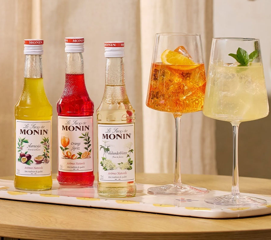 Lemoniady MONIN na zimno i na ciepło