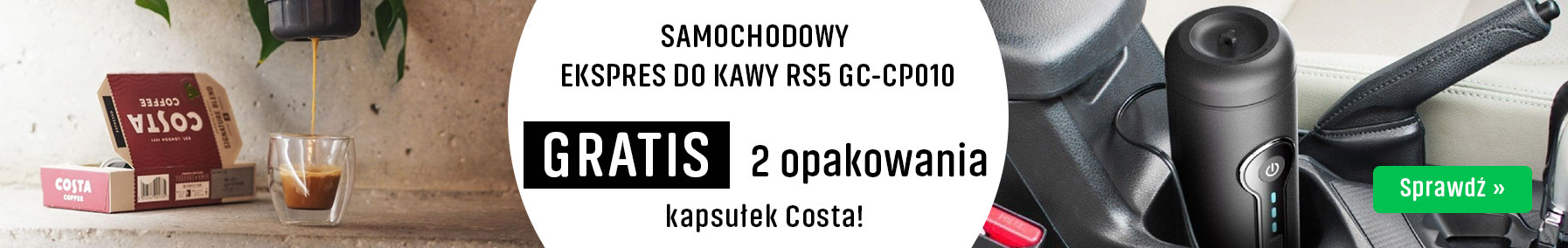 SAMOCHODOWY EKSPRES DO KAWY RS5 GC-CP010