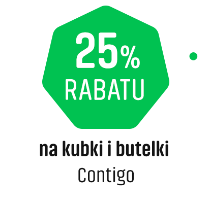 25% Rabatu na kubki i butelki Contigo