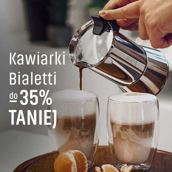 Kawiarki Bialetti do 35% taniej 