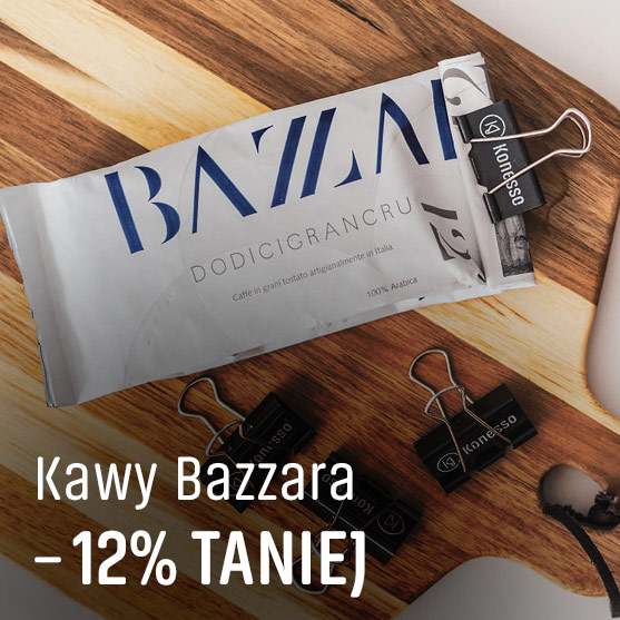 Kawy Bazzara -12% Taniej