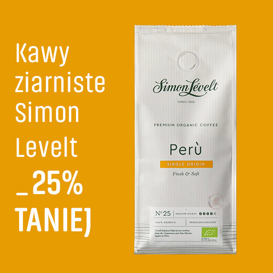 Kawy ziarniste Simon Levelt -25% Taniej