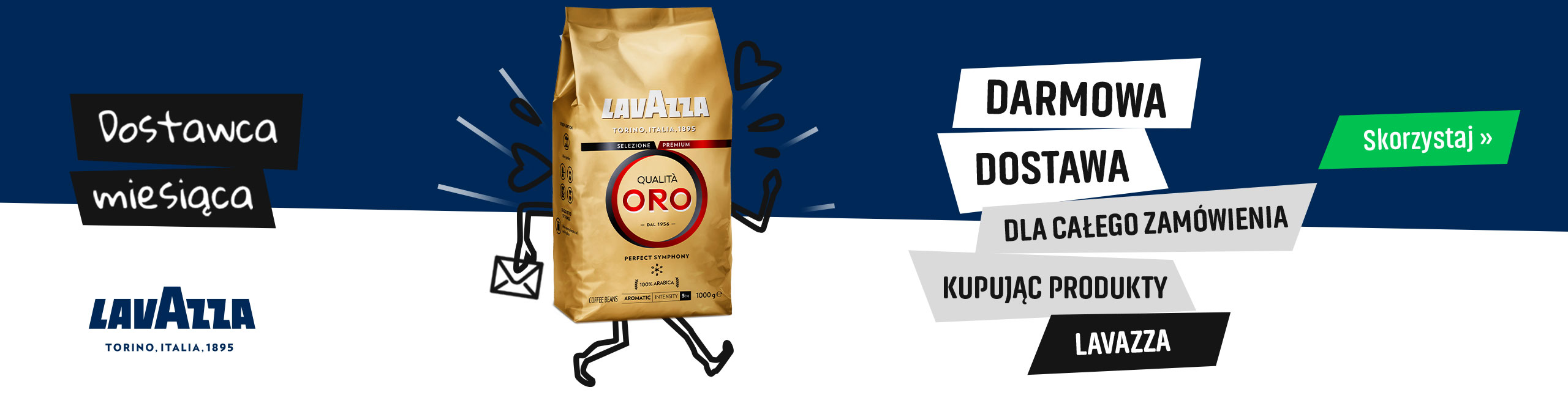 Darmowa Dostawa kupując kawę Lucaffe