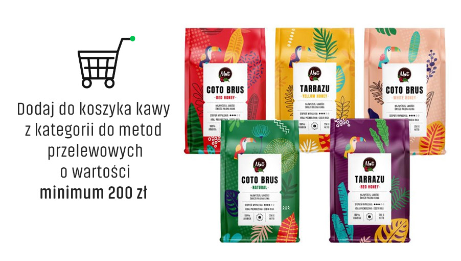 Dodaj do koszyka kawy do metod przelewowych za minimum 200 zł