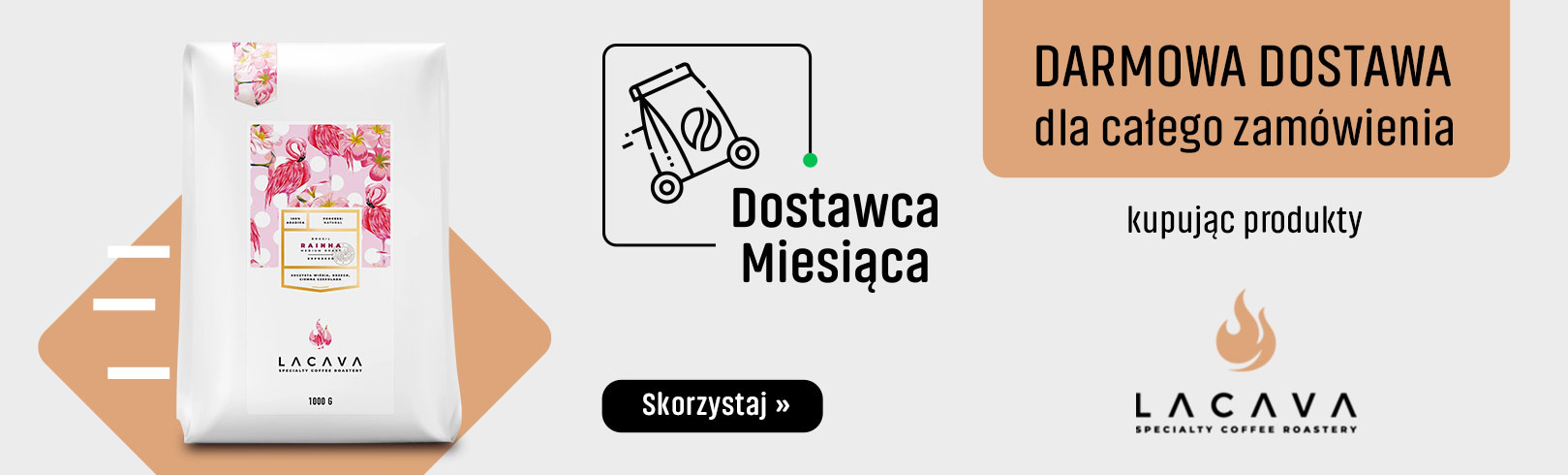 Darmowa Dostawa kupując produkty palarni Gima Caffe