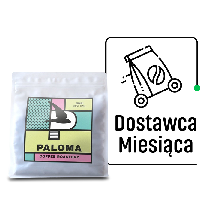 Dostawca miesiąc Palania kawy Paloma Coffee