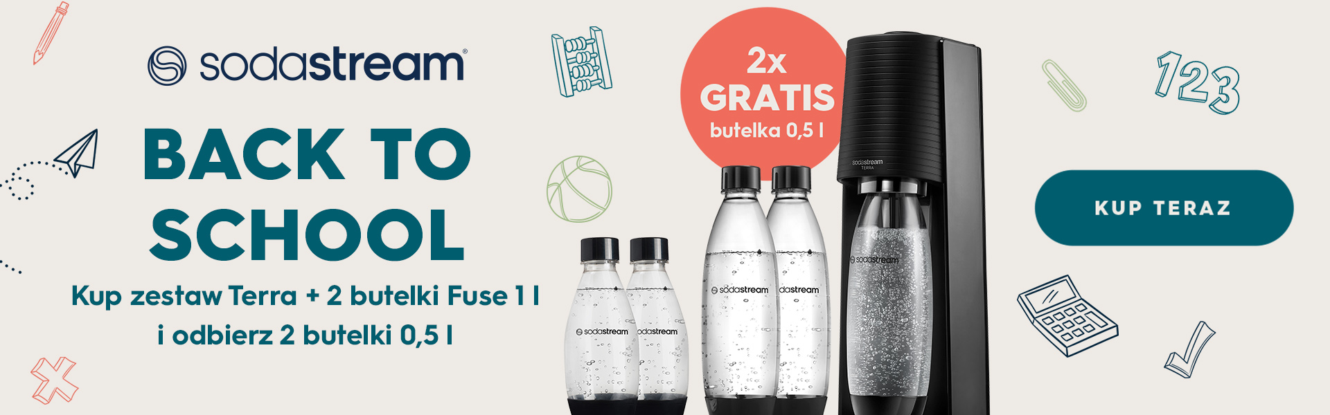 powrót do szkoły z Sodastream