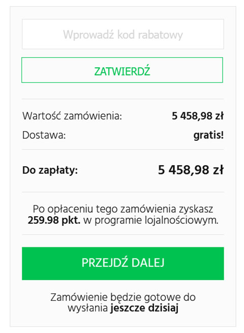 3. Dokończ zakupy