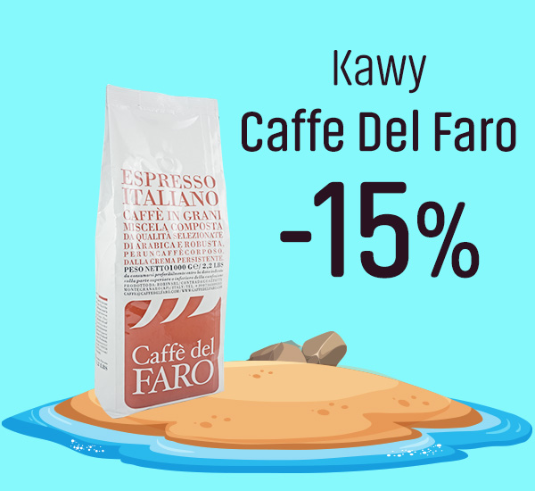 Kawy Caffe Del Faro - 15% Rabat