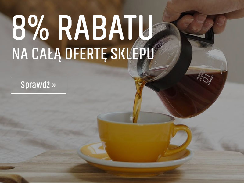 8% Rabatu na całą ofertę sklepu
