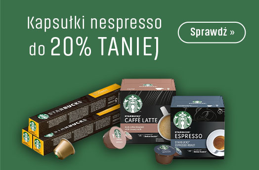 Kapsułki Nespresso do 20% Taniej