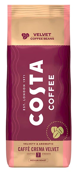 KAWA ZIARNISTA COSTA COFFEE CAFFE CREMA VELVET 1KG
