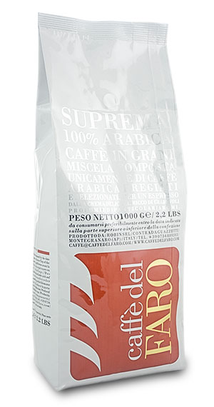 KAWA ZIARNISTA CAFFE DEL FARO SUPREMA 100% ARABICA 1KG