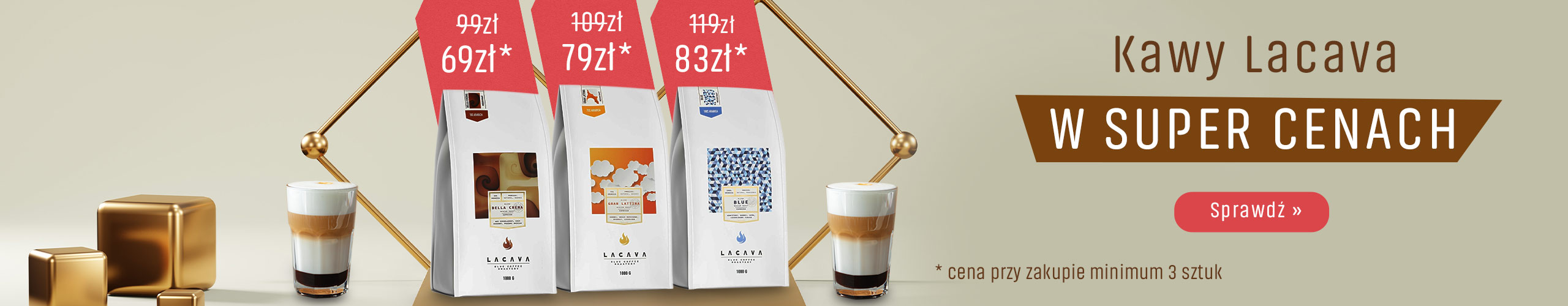 Kawy Lacava w super cenach