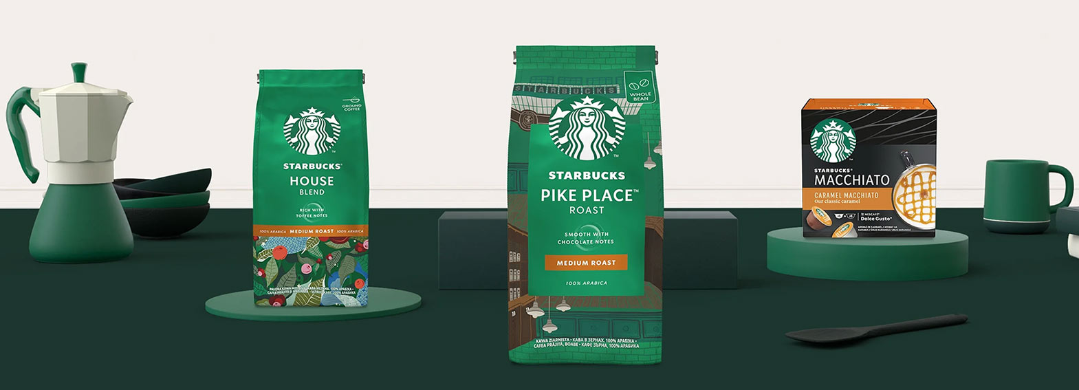 Kup wiecej zapłać mniej - z kawami Starbucks - Rabat do 70%