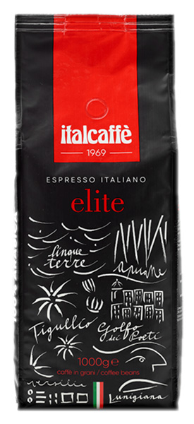 KAWA ZIARNISTA ITALCAFFE ESPRESSO ITALIANO ELITE BAR 100% ARABICA 1KG