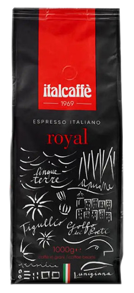 KAWA ZIARNISTA ITALCAFFE ESPRESSO ITALIANO ROYAL BAR 1KG
