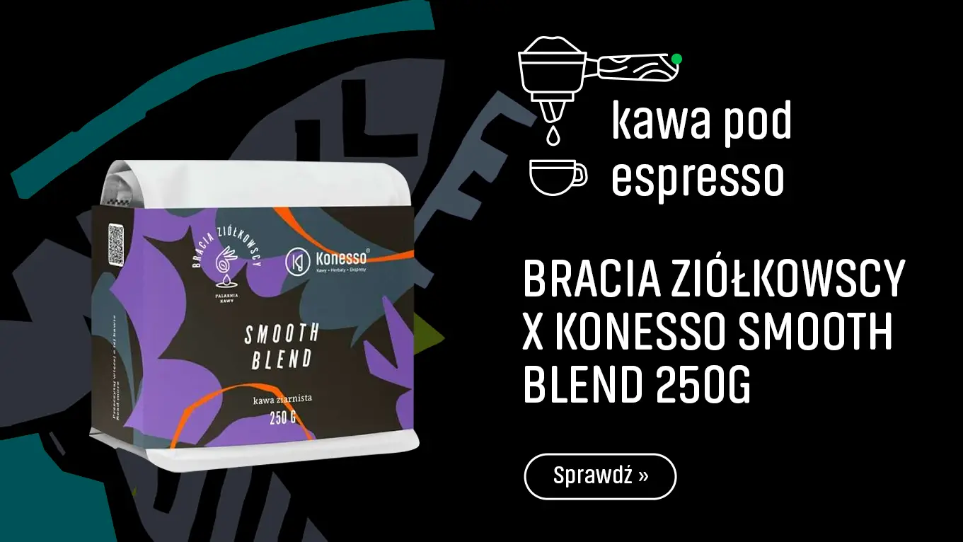 KAWA ZIARNITA BRACIA ZIÓŁKOWSCY X KONESSO SMOOTH BLEND 250G