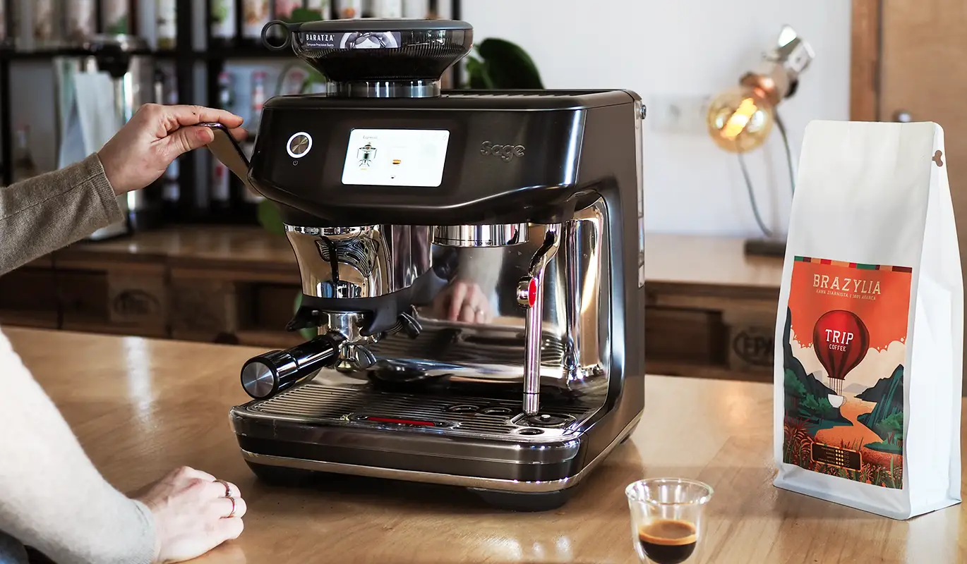 KAWA ZIARNISTA TRIP COFFEE zaparzona w ekspresie automatycznym