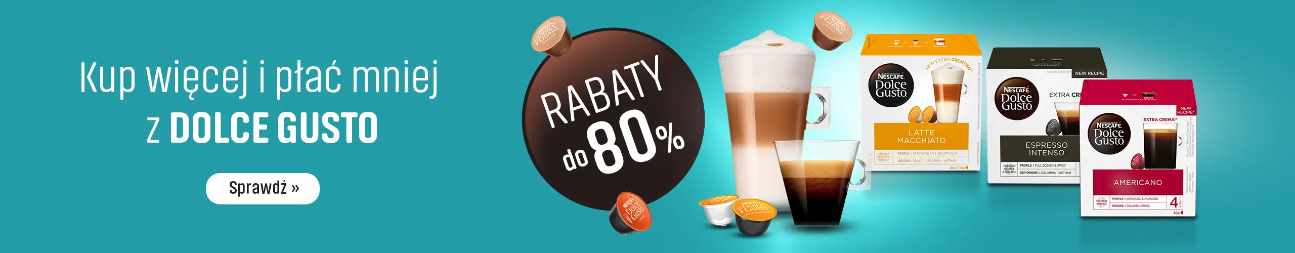 Kup więcej zapłać mniej z kawą Nescafe Dolce Gusto 