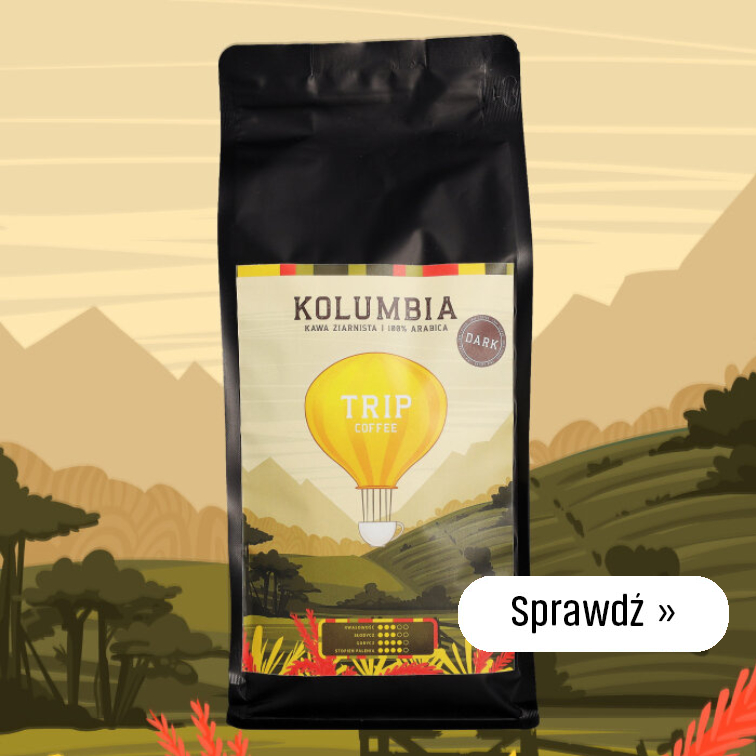 Kawa ziarnista Trip Coffee Kolumbia DARK 1kg