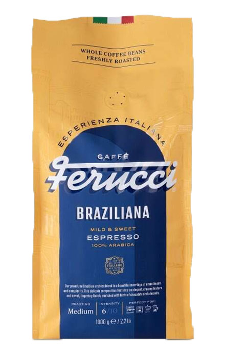 Kawa ziarnista Ferucci Braziliana 1kg