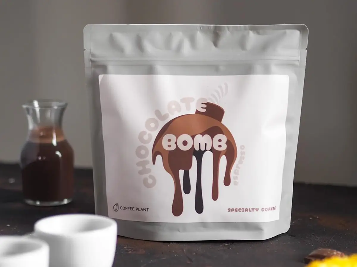 KAWA ZIARNISTA  COFFEE PLANT CHOCOLATE BOMB 250G