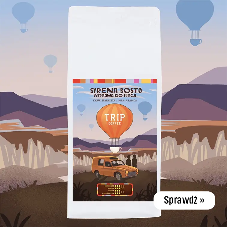KAWA ZIARNISTA TRIP COFFEE SYRENA BOSTO WYPRAWA DO TURCJI 1KG