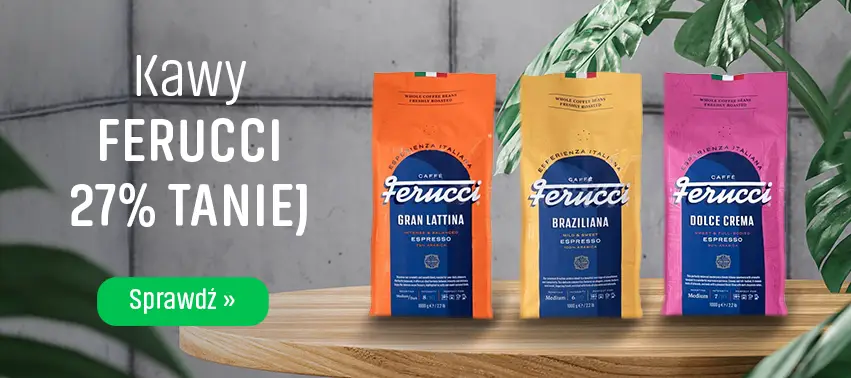 Kawy Ferucci -27% Taniej