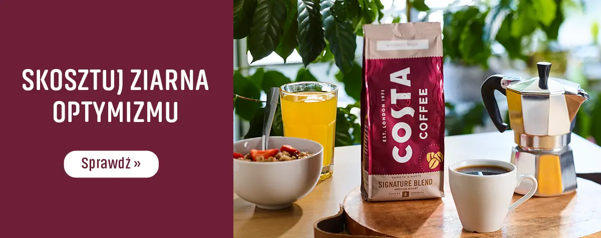 Kawy Costa Coffee Skosztuj ziarna optymizmu 