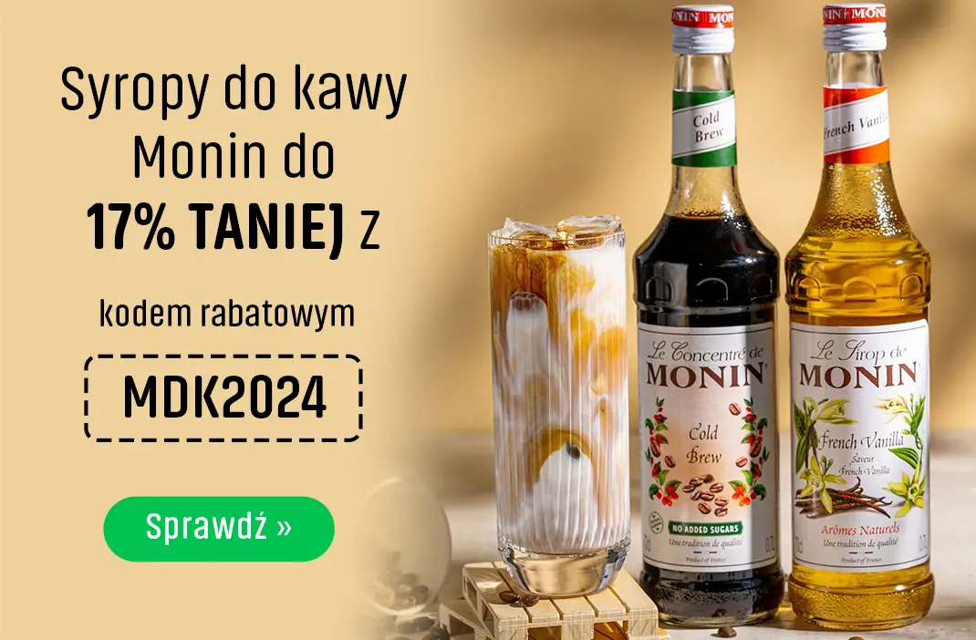 Monin - Syropy do kawy 17% Taniej