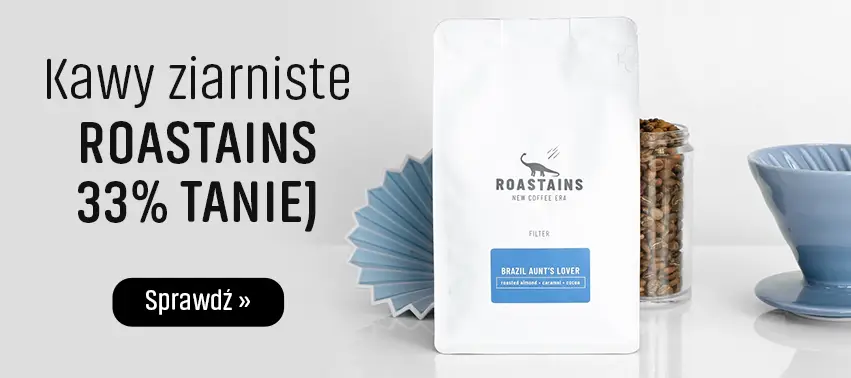 Kawy ziarniste Roastains 33% TANIEJ 