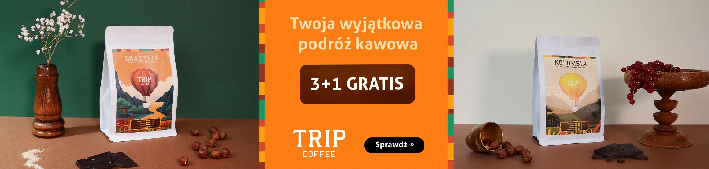 Wyrusz w doskonałą podróż z TRIP Coffee