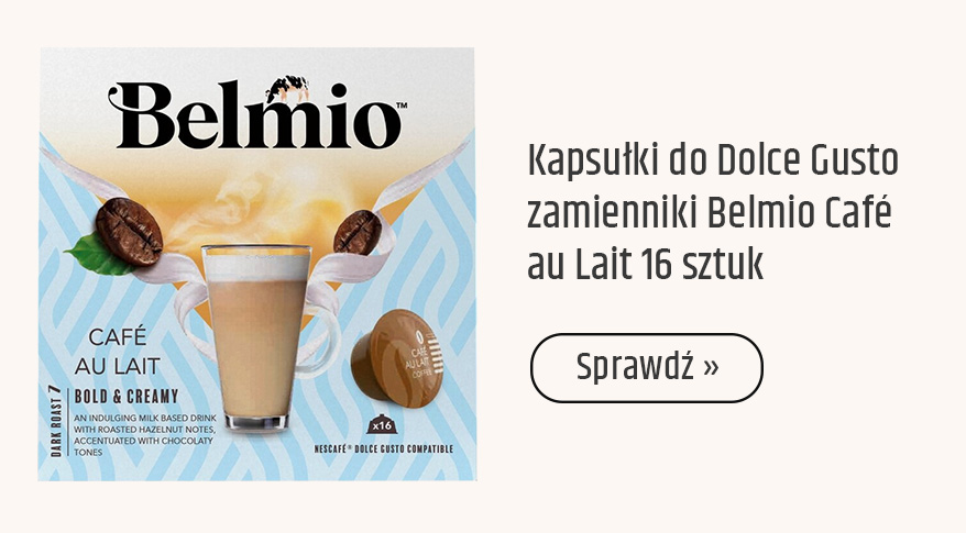 Kapsułki do Dolce Gusto zamienniki Belmio Café au Lait 16 sztuk