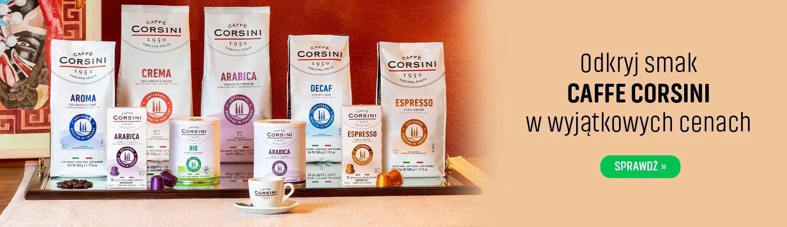 Odkryj smak Caffe Corsini w wyjątkowych cenach