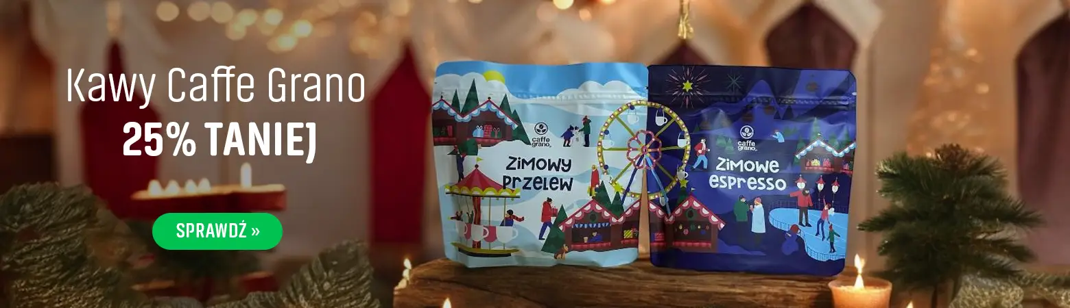 Kawy ziarniste Caffe Grano 25% Taniej