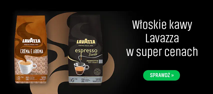 Włoskie kawy Lavazza w Super cenach